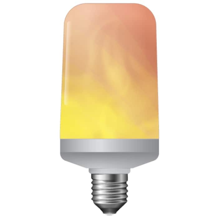 Flame effect light bulb home deals depot